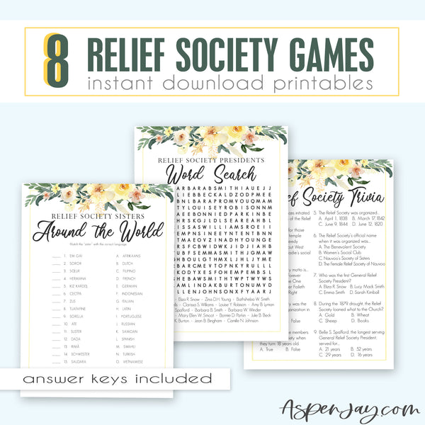 Floral Relief Society 8 Games Bundle