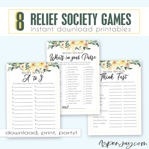 Floral Relief Society 8 Games Bundle