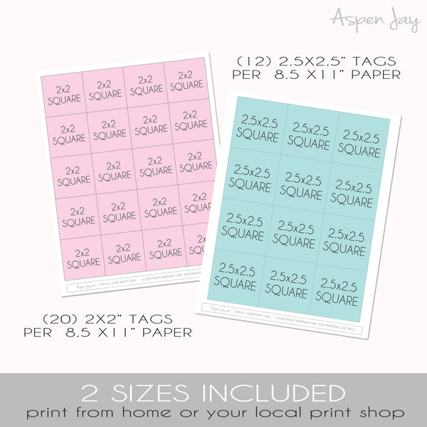 XOXO Valentine's Tags