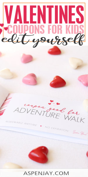 Editable Valentine Coupons