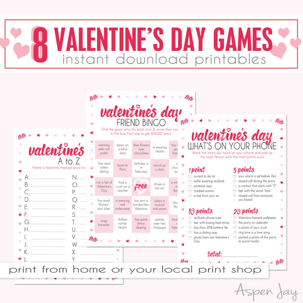 Valentine's Day 8 Games Bundle