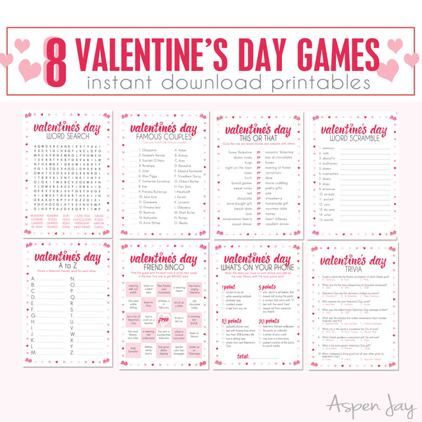 Valentine's Day 8 Games Bundle