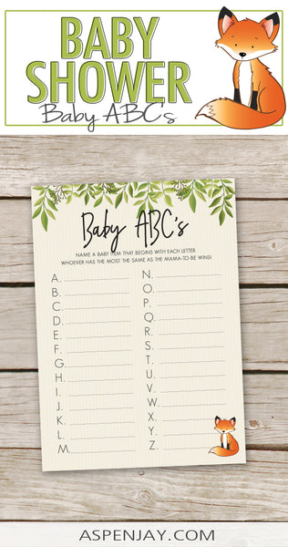 Fox Baby ABCs