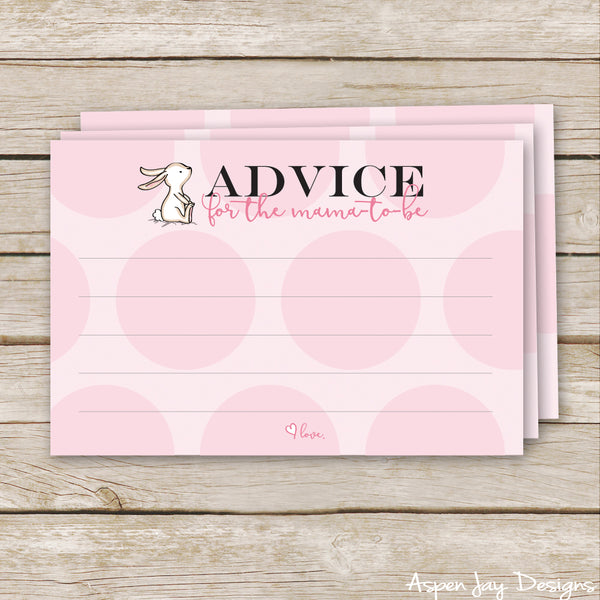 Pink Bunny Advice for the Mama-to-Be