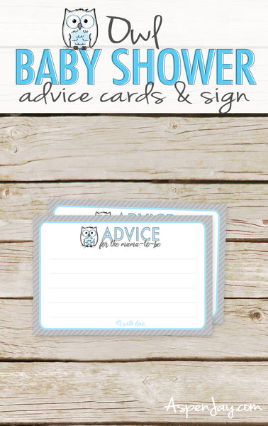 Blue Owl Advice for Mommy-to-Be