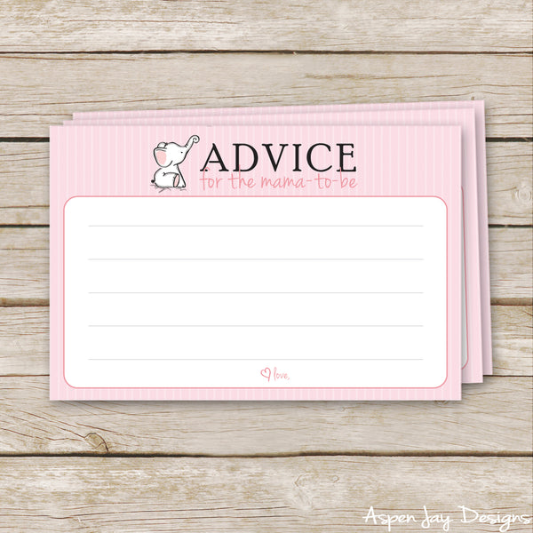 Pink Elephant Advice for Mama-to-Be