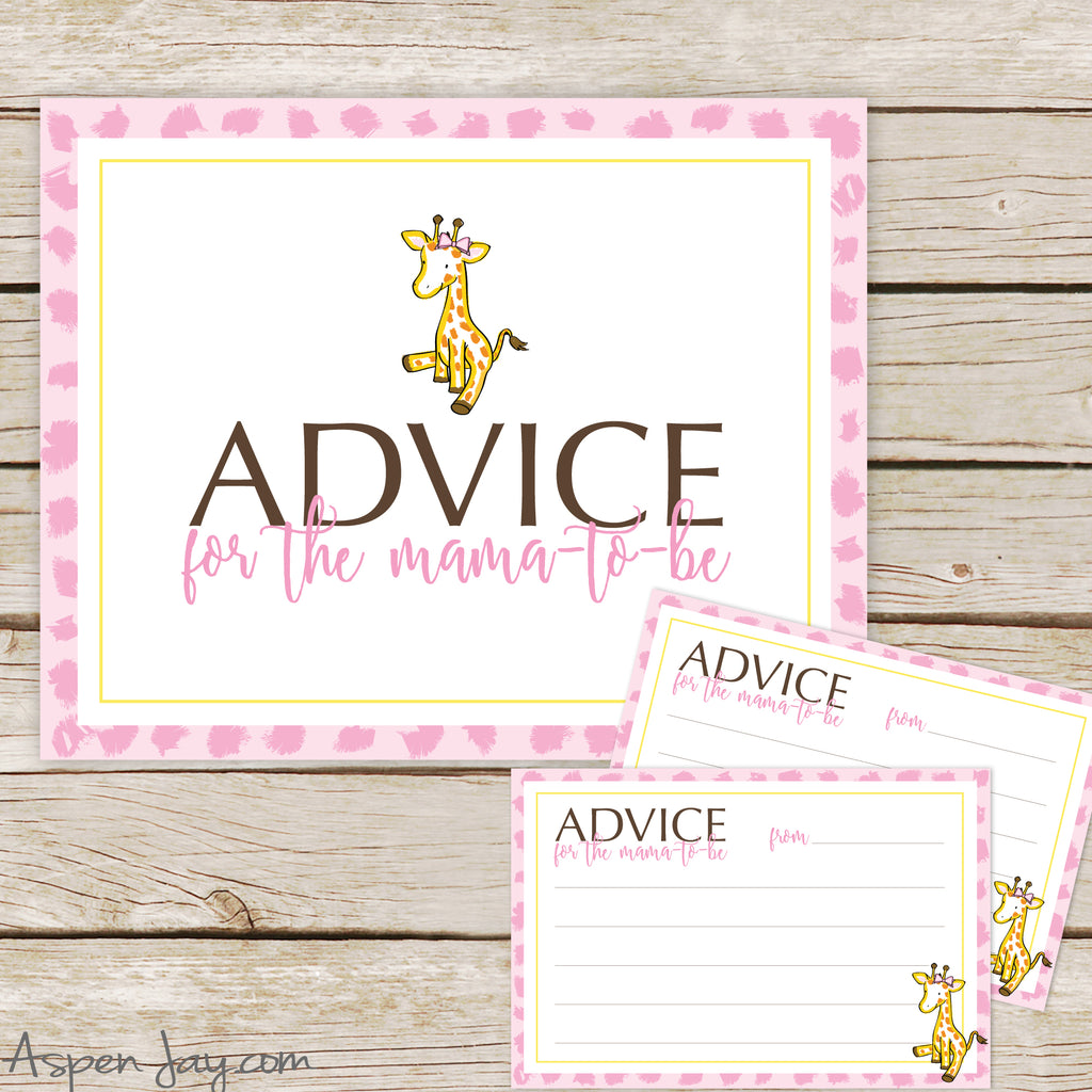Giraffe Advice for the Mama-to-Be