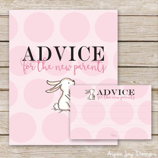 Pink Bunny Advice for the Mama-to-Be