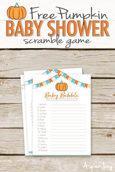 Pumpkin Baby Scramble