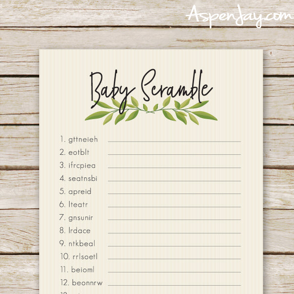 Fox Baby Scramble