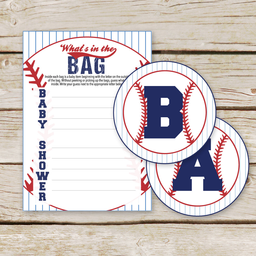 Baseball Baby What's in the Bag