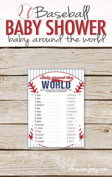 Baseball Baby Around the World