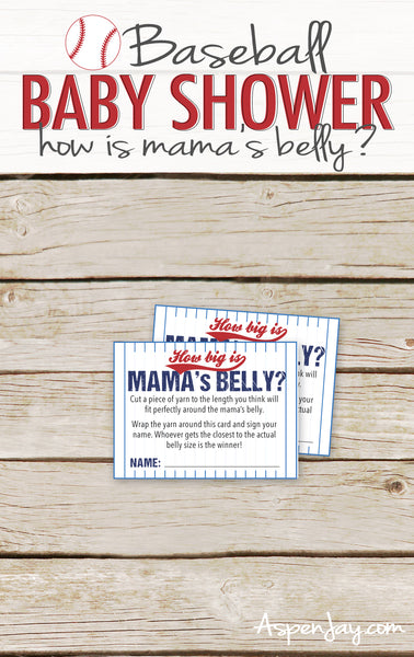 Baseball How Big is Mommy's Belly