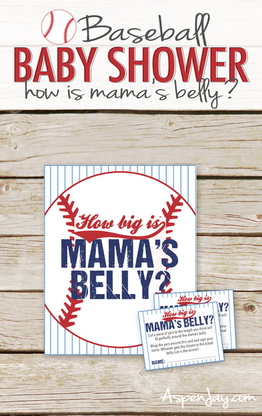 Baseball How Big is Mommy's Belly