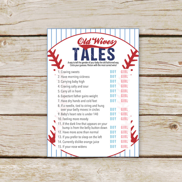 Baseball Old Wives Tales