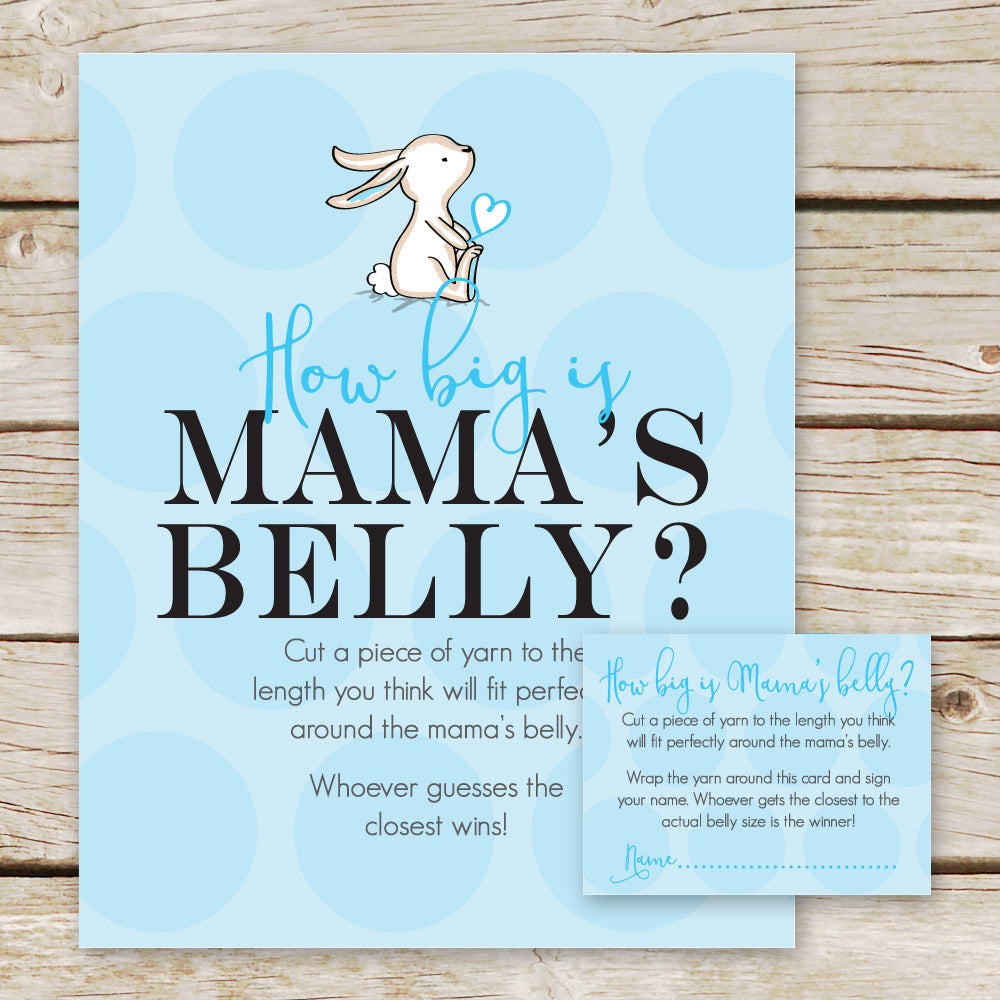 Blue Bunny How Big is Mommy's Belly
