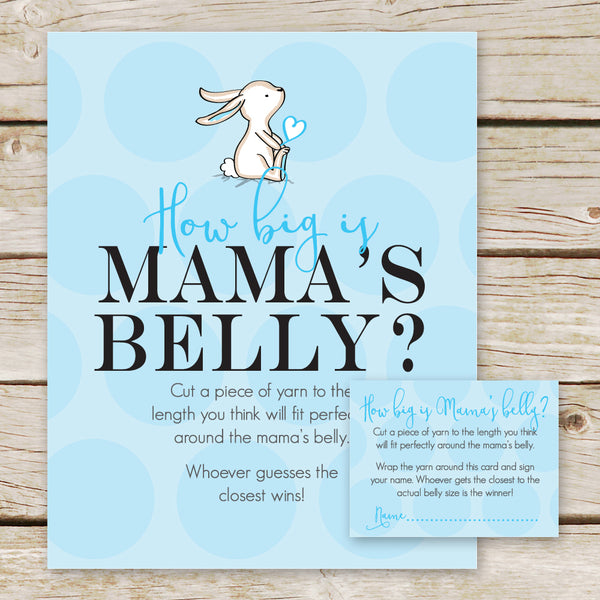 Blue Bunny How Big is Mommy's Belly