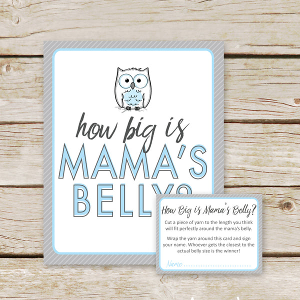Blue Owl How Big is Mommy's Belly