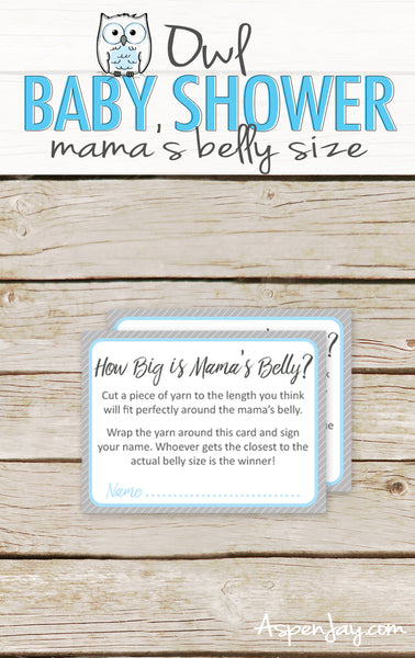 Blue Owl How Big is Mommy's Belly