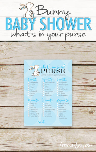 Blue Bunny What's in your Purse