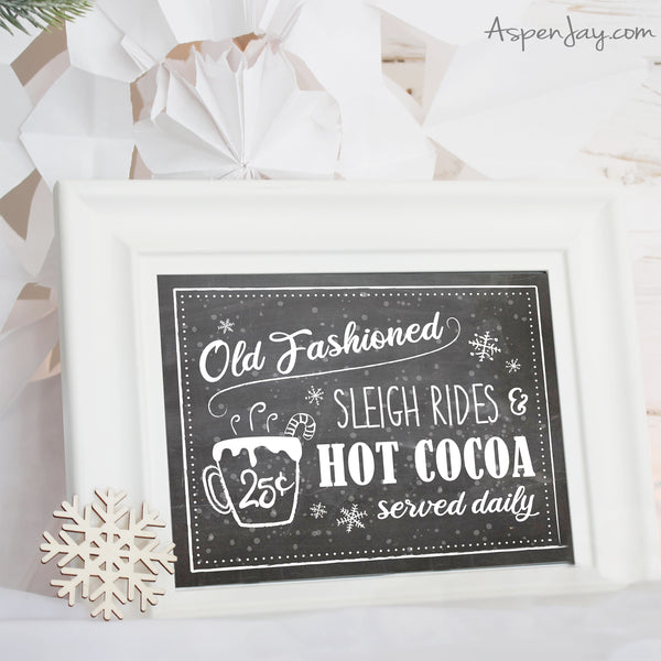 Hot Chocolate Bar Sign – AspenJay