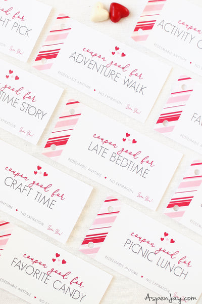 Editable Valentine Coupons