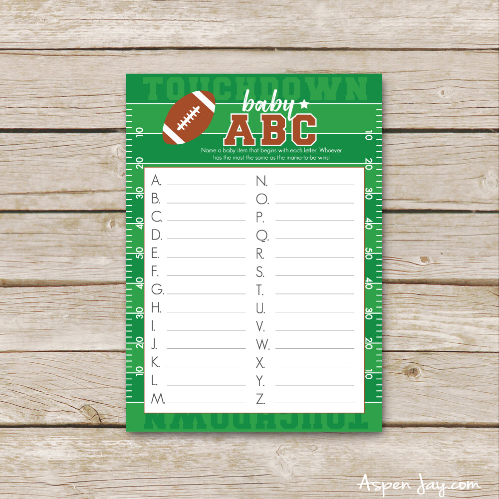 Football Baby ABC's