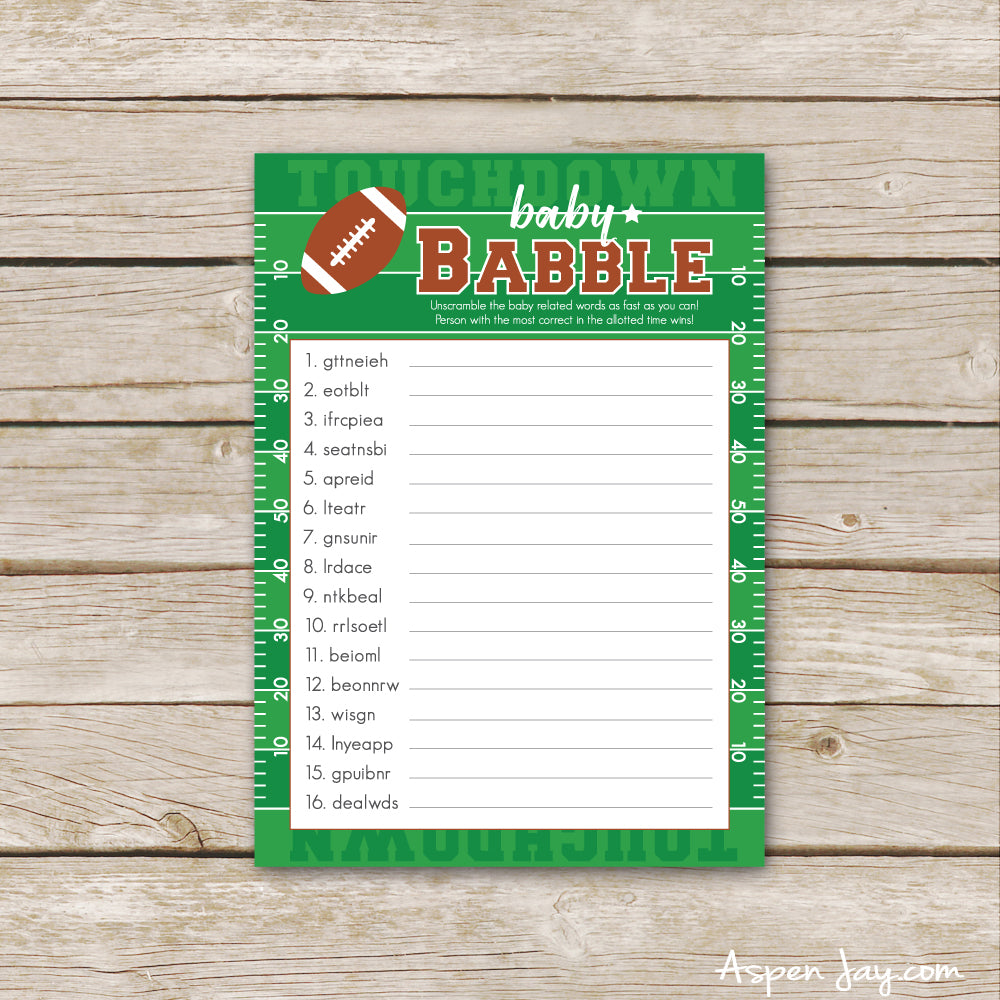 Football Baby Babble