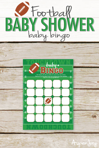Football Baby Bingo