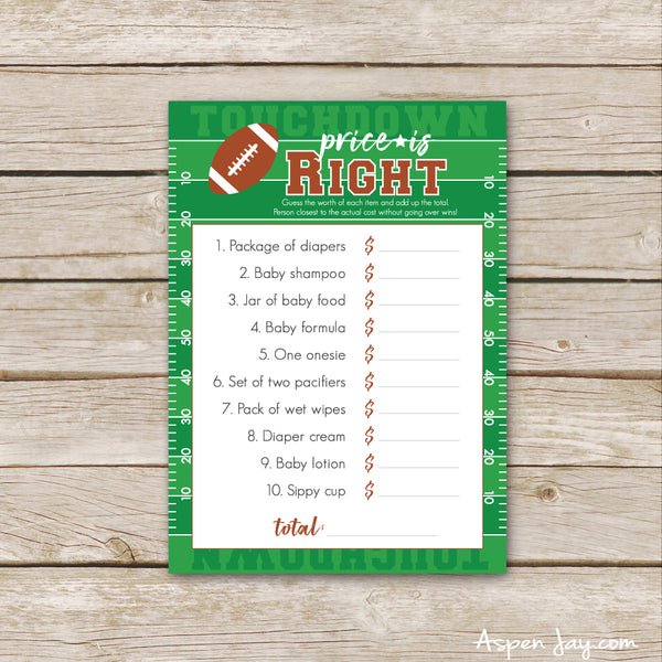 Football Baby Price is Right