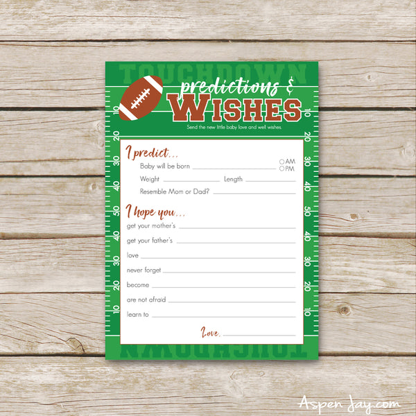 Football Predictions & Wishes for Baby