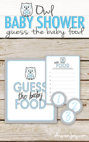 Blue Owl Guess the Baby Food