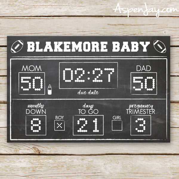 Football Baby Shower