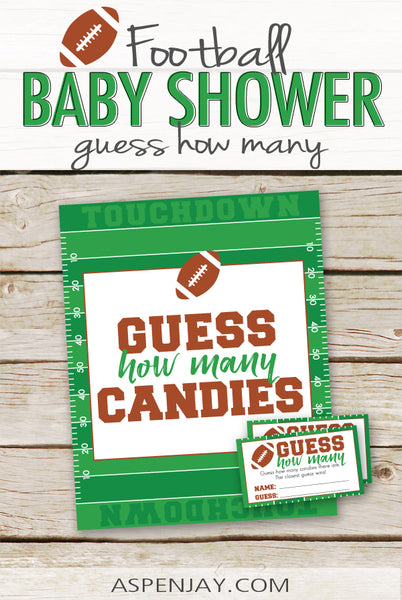Football Guess How Many Candies
