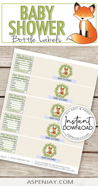 Fox Bottle Labels