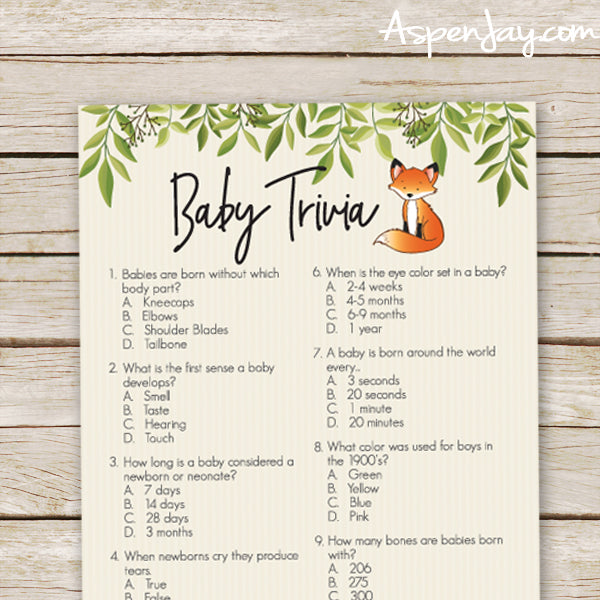 Fox Baby Trivia