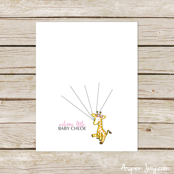 Giraffe Guest Book