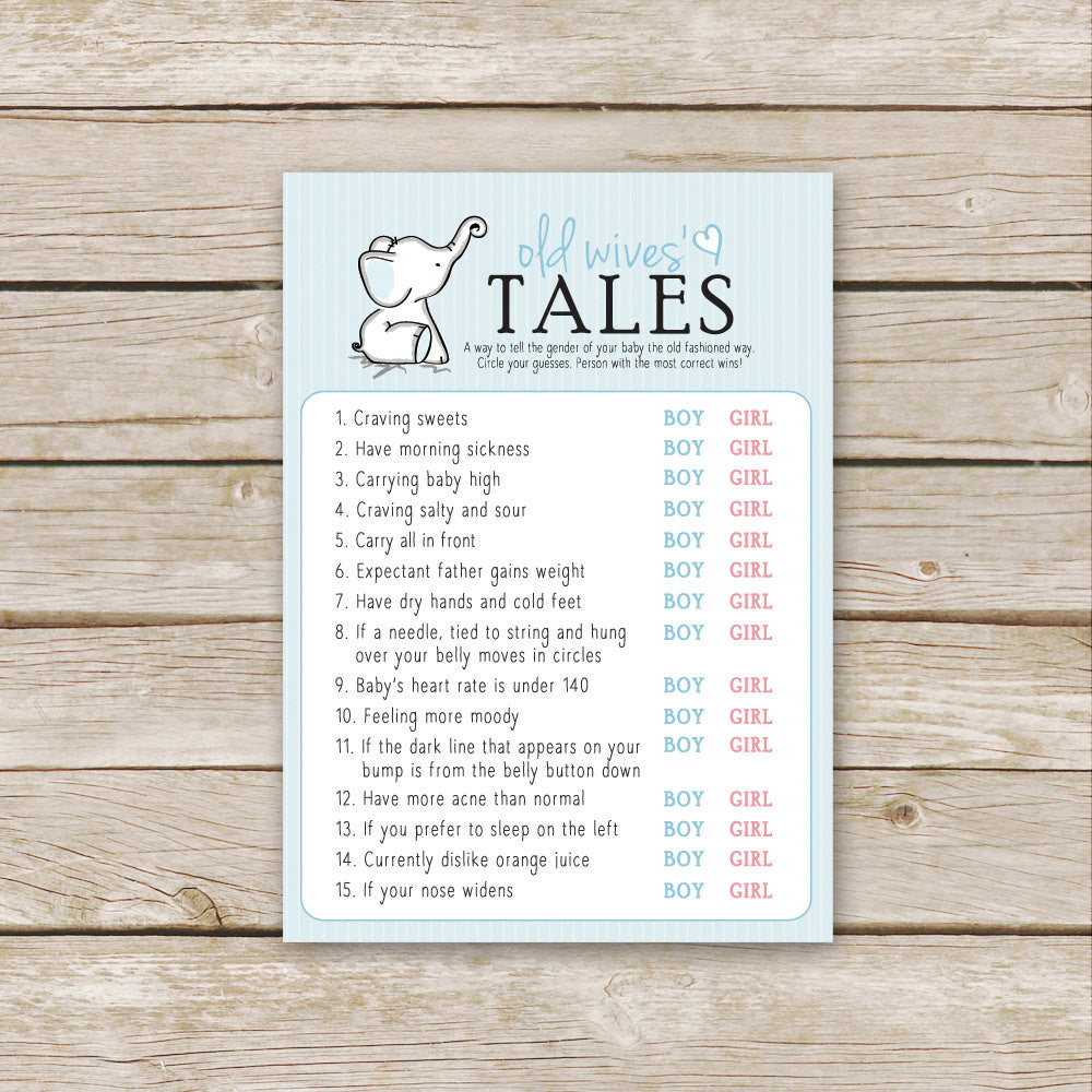 Blue Elephant Old Wives' Tales