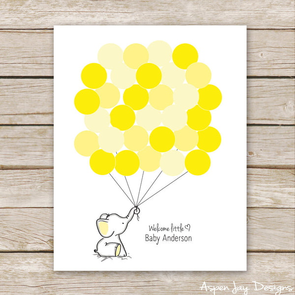 Yellow Elephant Guest Book