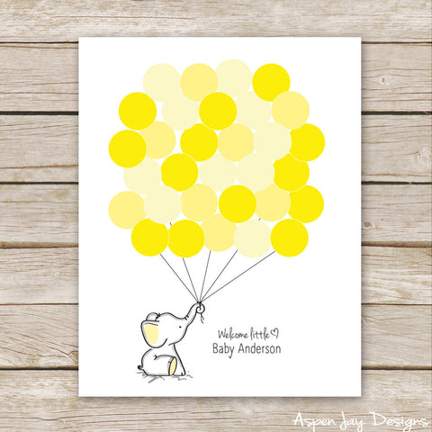 Yellow Elephant Guest Book