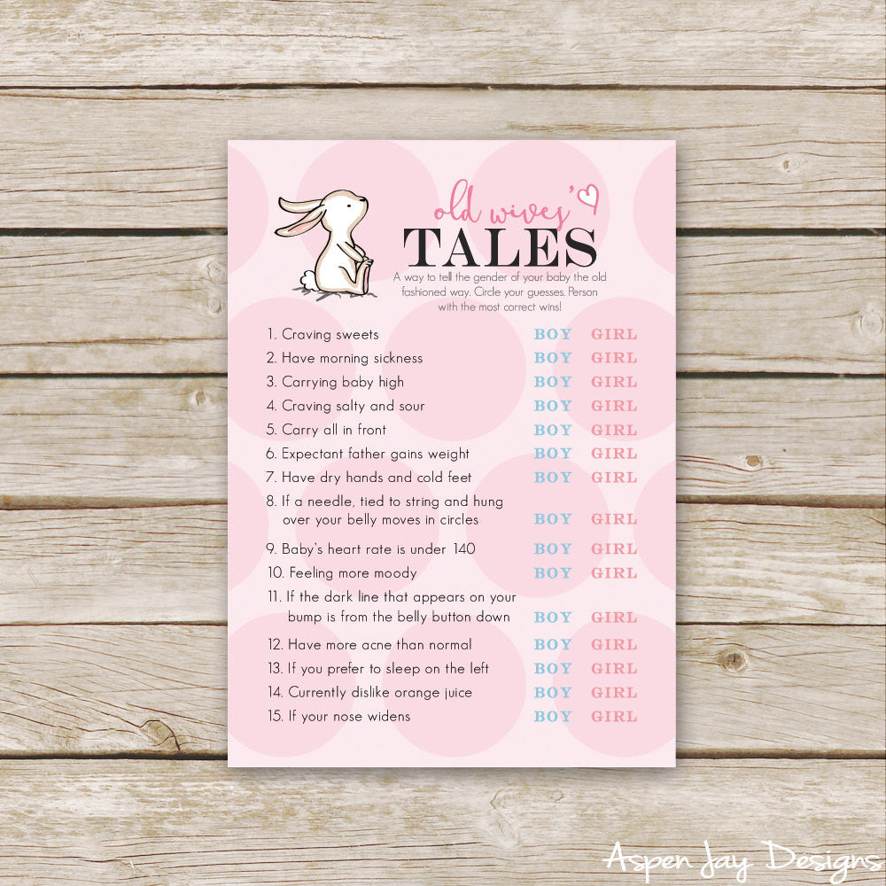 Pink Bunny Old Wives' Tales