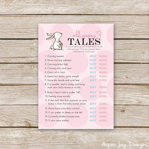 Pink Bunny Old Wives' Tales