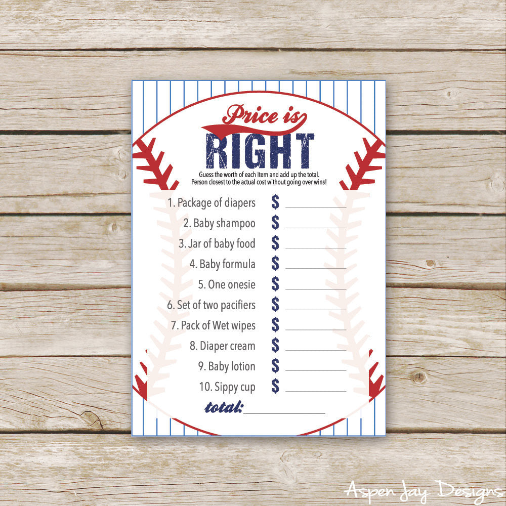 Baseball Baby Price is Right