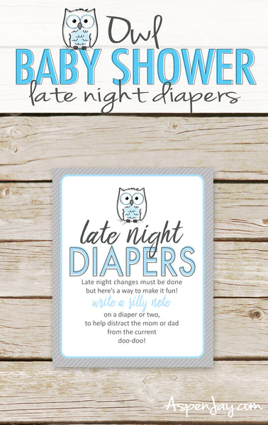 Blue Owl Late Night Diapers