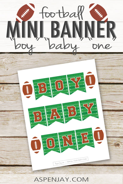 Mini Football Banner