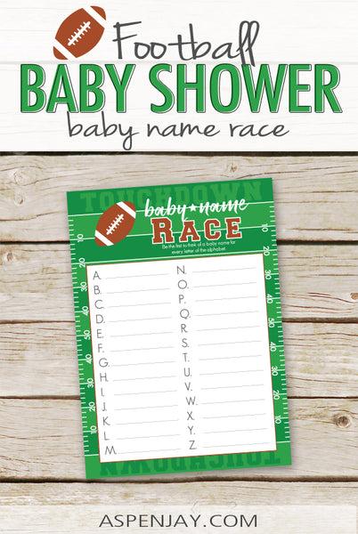 Football Baby Name Race