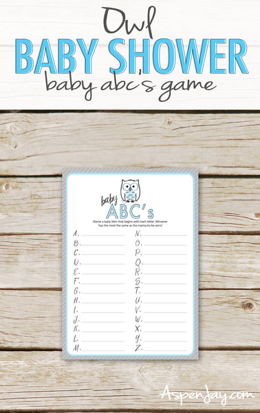 Blue Owl Baby ABC's