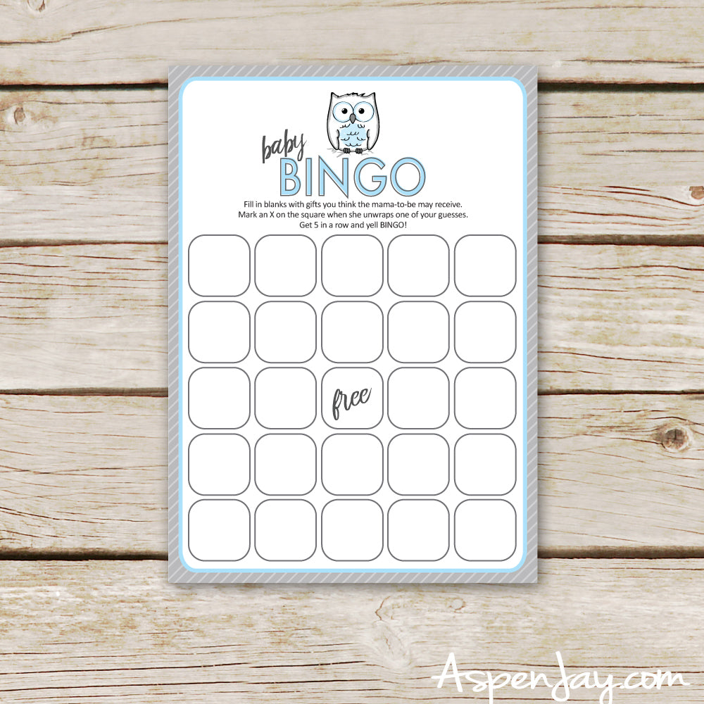 Blue Owl Baby Bingo