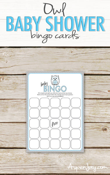 Blue Owl Baby Bingo