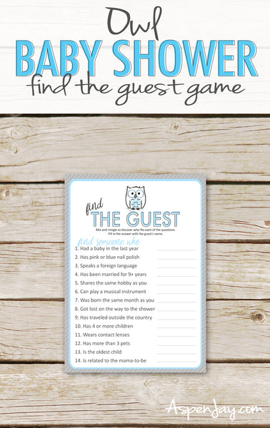 Blue Owl Find the Guest
